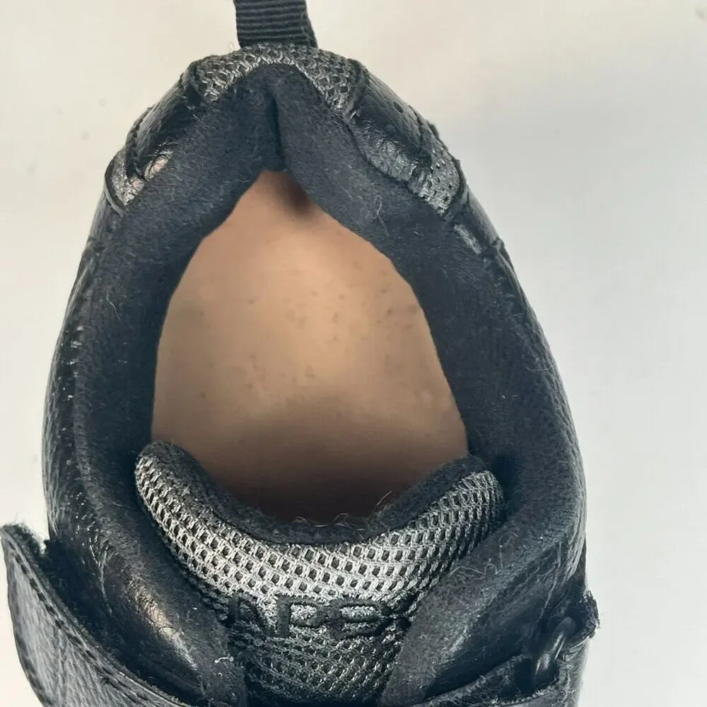 Apex A6000 Leather Strap Orthopedic Walking Sneakers Shoes Black Women 8